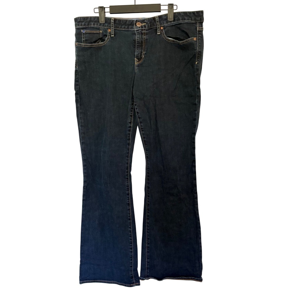 Gap Curvy Bootcut Jeans 16R Dark Indigo Blue Denim Indie Sleaze Y2K Archival